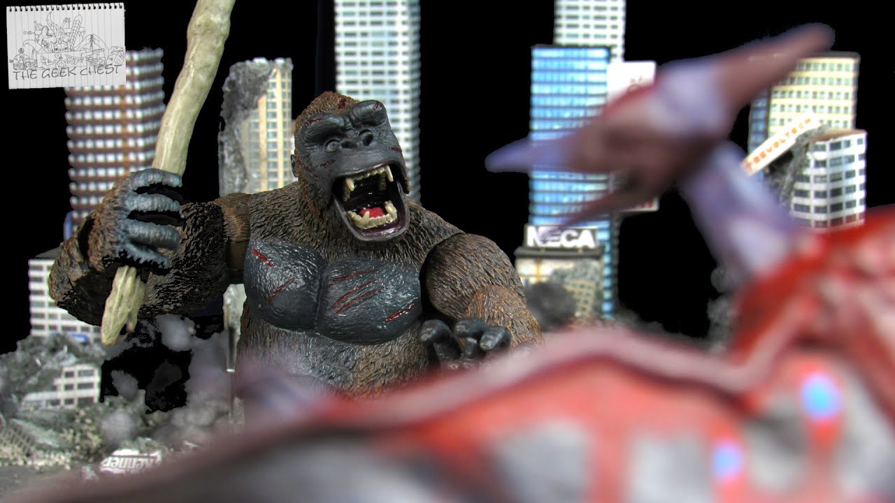 NECA Ultimate King Kong (1933) - Skull Island Deluxe Dinosaur Kaiju Figure Review