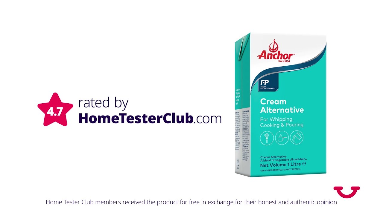 Anchor Home Bakers (Cream Alternative) featured by HomeTesterClub.com