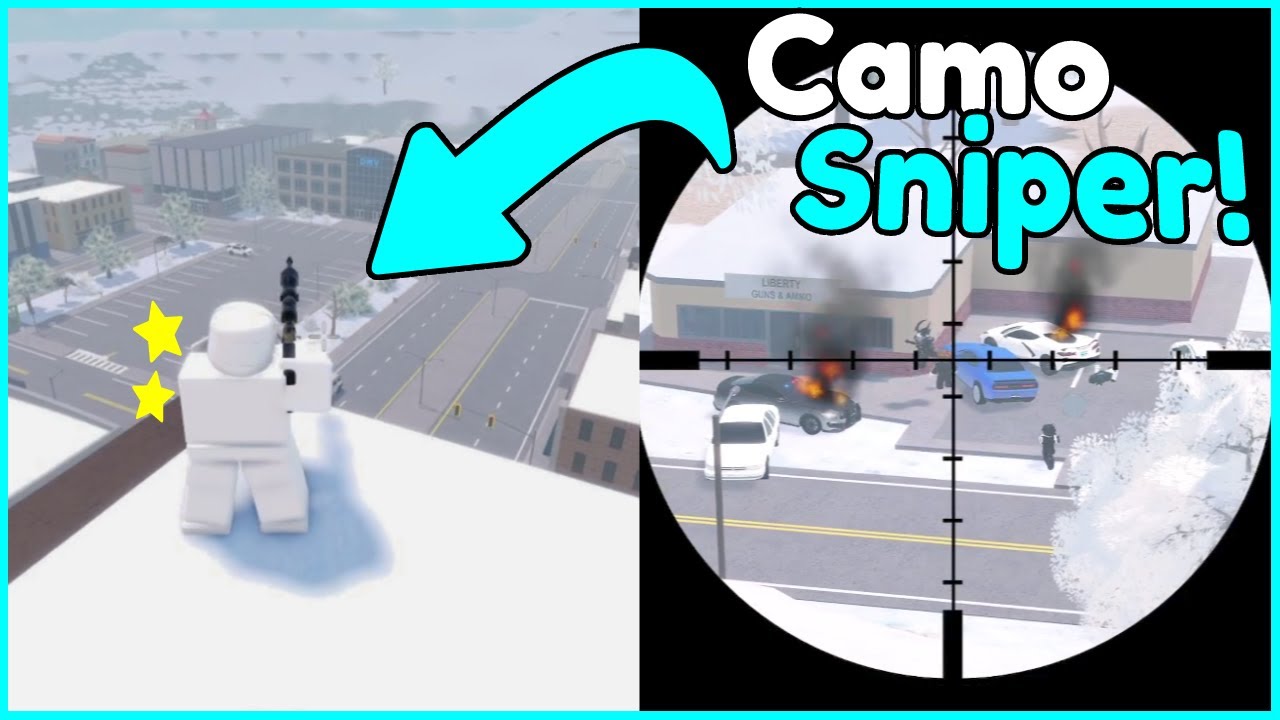 Using CAMOUFLAGE as a SNIPER In Liberty County! | ERLC Roblox