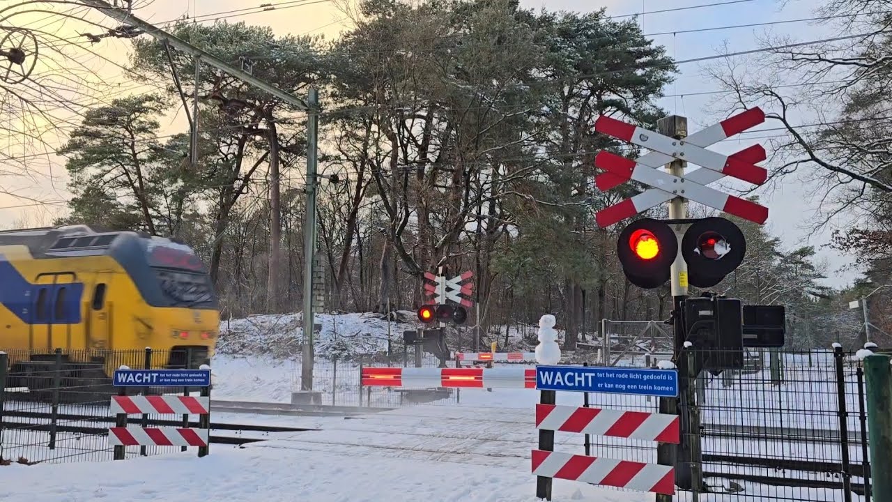 Spoorwegovergang Nunspeet // Dutch Railroad Crossing 