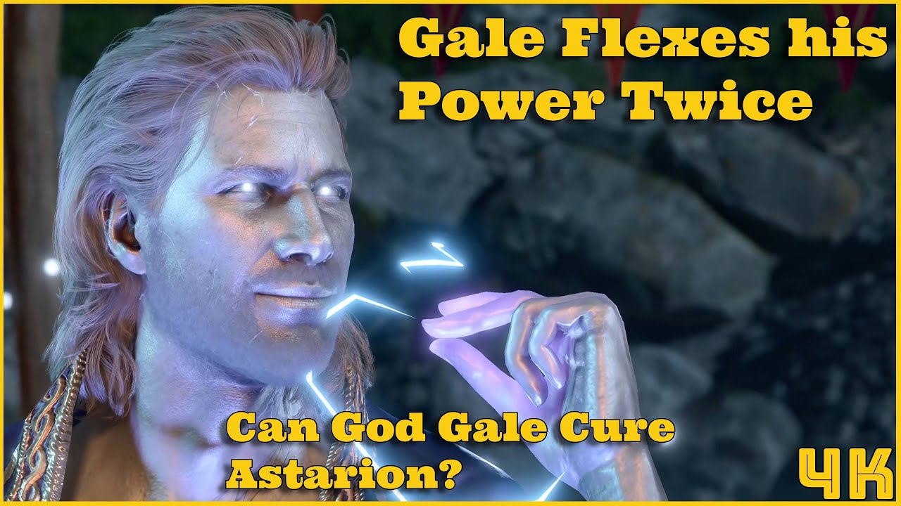 Gale (God of Ambition) Flexes His Power Against Raphael and Cures Astarion’s Vampirism | BG3
