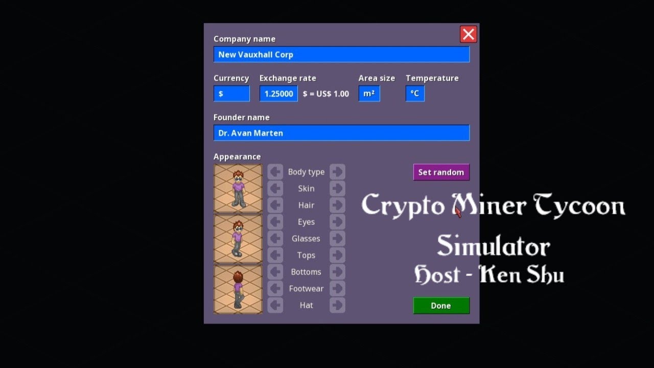Crypto Miner Tycoon Simulator  - Charlie's Journey - Eastern European challenge!