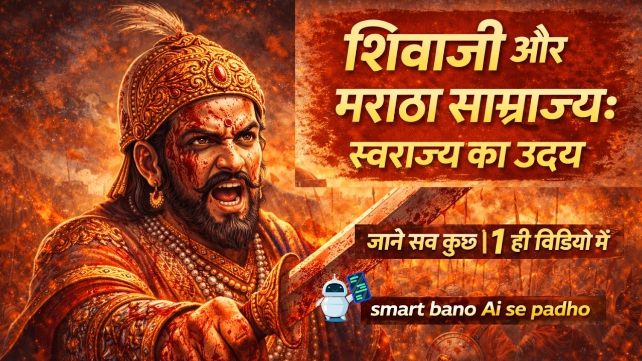 शिवाजी और मराठा साम्राज्य : स्वराज्य का उदय|Full Knowledge| 👉 Smart bano, AI se padho