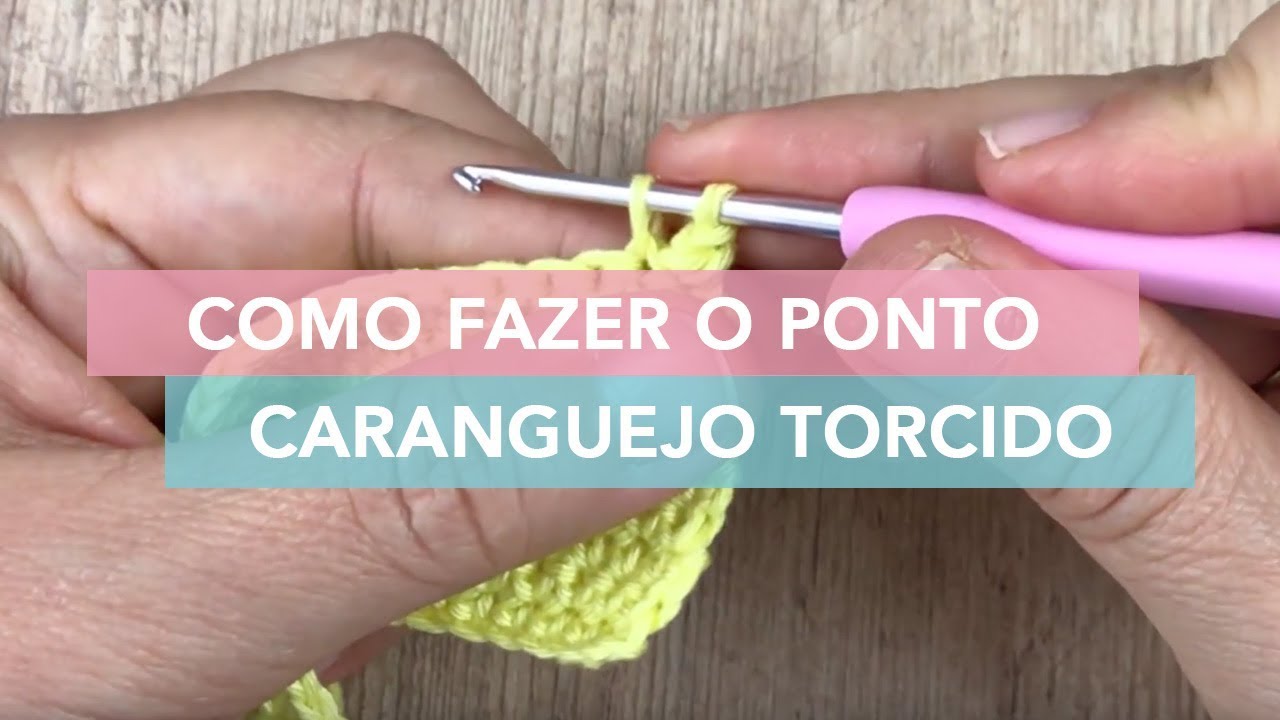 Como Fazer o Ponto Caranguejo Torcido de Crochê