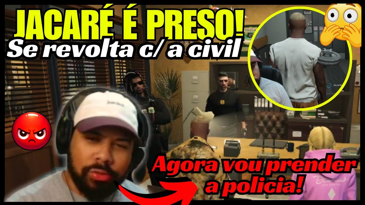 JACARÉ FOI PRESO! FICOU IRRITADO E AGORA A UPP ESTÁ AUTORIZADA A SEQU3STR4R POLICIAIS!