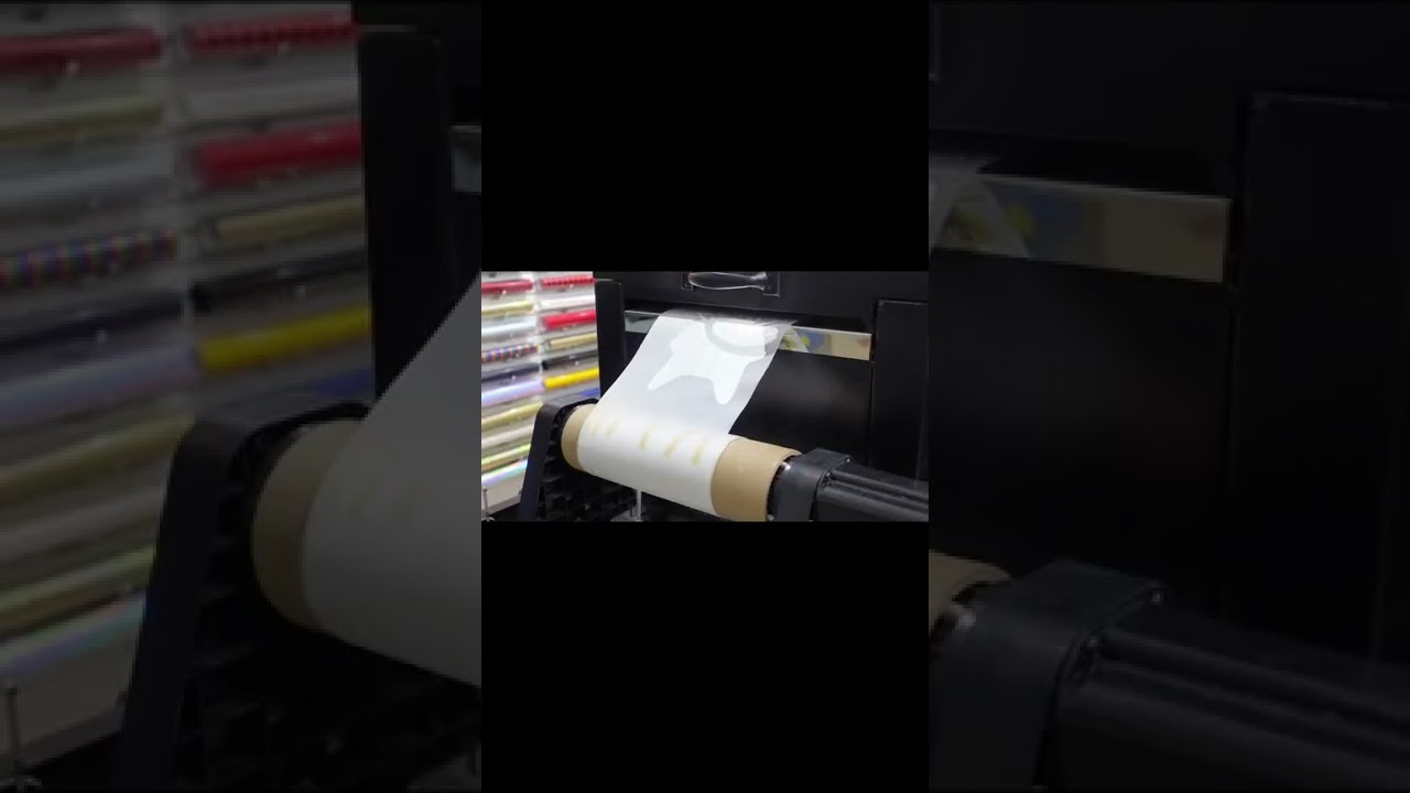 #dtf DTF film rolls printing using #epson l1800