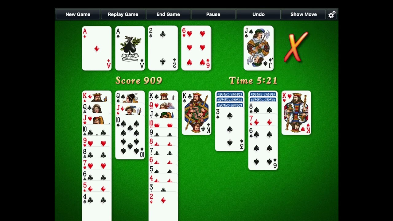 Solitaire City (Mac Version) - Klondike Longplay - Rule: 3
