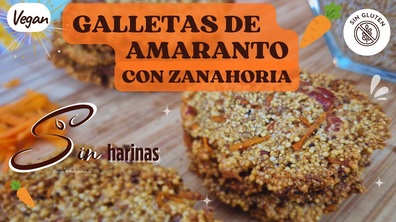 🥕 Печенье с амарантом и морковью | #vegan | Cocina & Vida Saludable