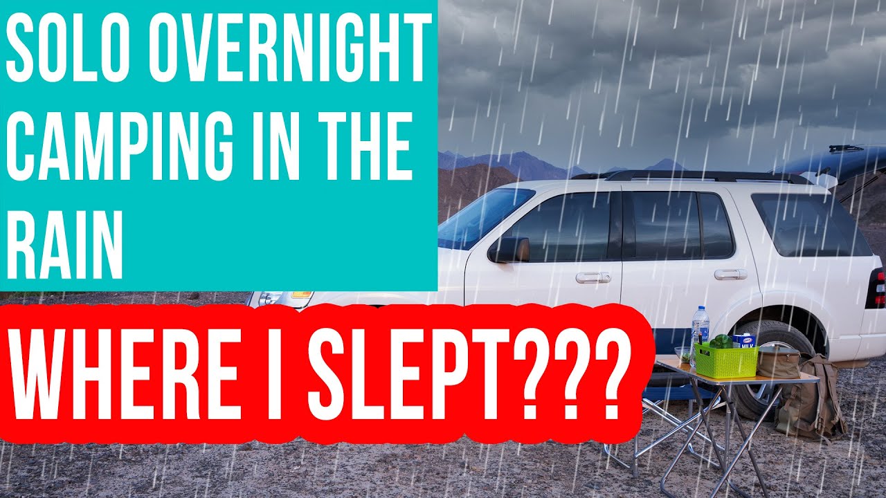 Solo Overnight Camping in UAE | Camping in Rain | Camping in Ras Al Khaima | Wadi Shawka