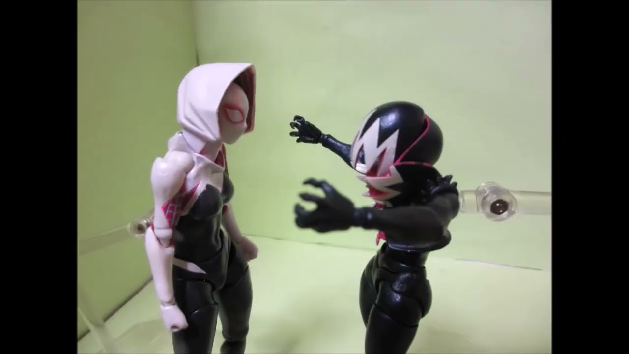 スパイダーグウェンvsグウェノム コマ撮り