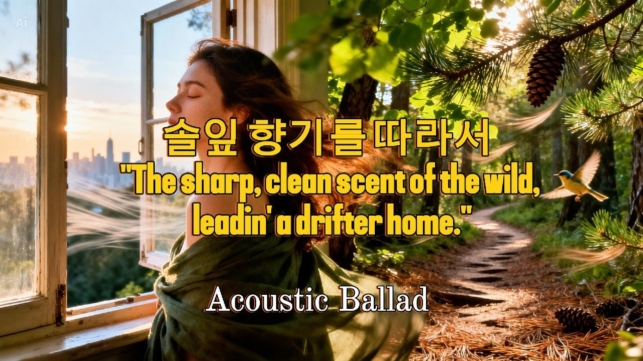 솔잎 향기를 따라서 | Acoustic Emotional Ballad | 지친 마음을 감싸 안는 깊은 숲의 위로를 노래 합니다