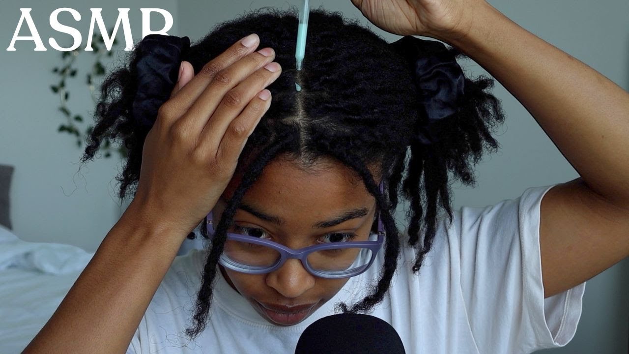 ASMR Whisper Rambles about my Scalp Problems (lid sounds, scratching, tapping & more)