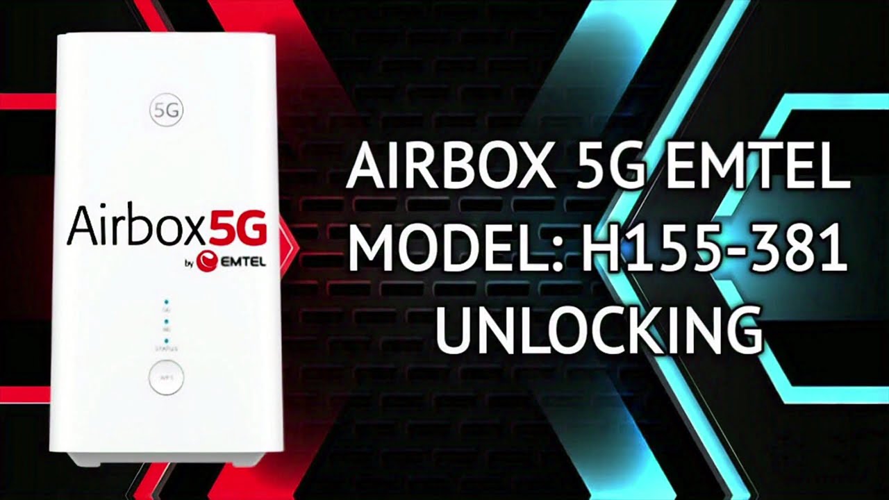 How To AirBox 5G EMTEL H155-381 Unlock | Huawei 5G Brovi Model: H155-381 Unlocking