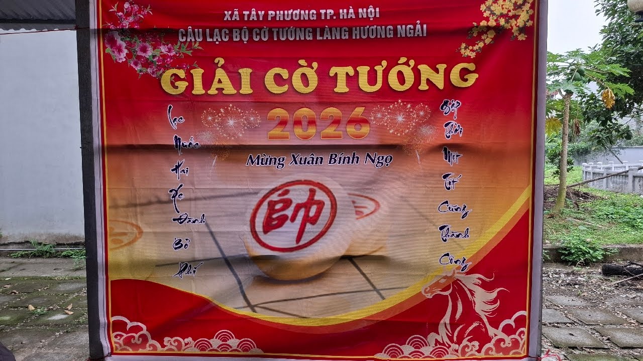 [LIVE-5] Giải cờ tướng hội làng Hương Ngải Tết Bính Ngọ 2026 | Buổi sáng 22/2 vòng Bán Kết