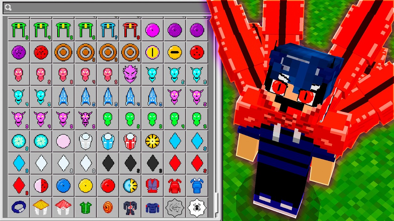 LIBEREI a NARUTO LEGACY no Minecraft