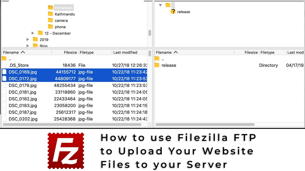 Как использовать FTP-клиент Filezilla для загрузки файлов вашего веб-сайта