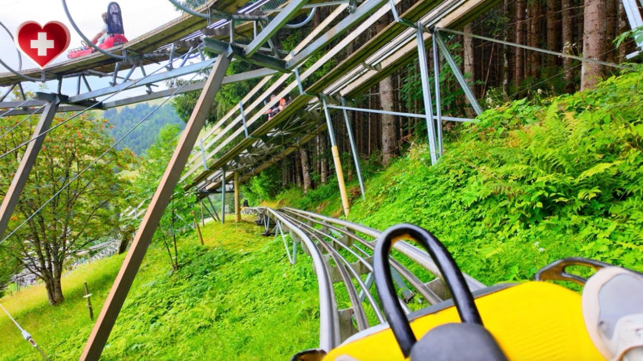 Mountain Coaster Ride &ndash; Moleson, Gruy&egrave;re, Switzerland [4K POV]