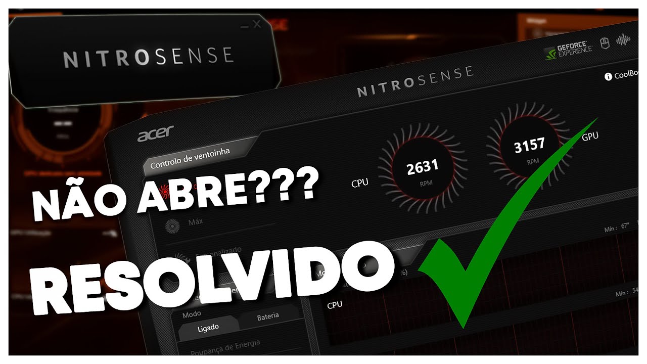 🖥️ Como CORRIGIR o NITROSENSE que NÃO ABRE | Solução definitiva! ✅ 2026