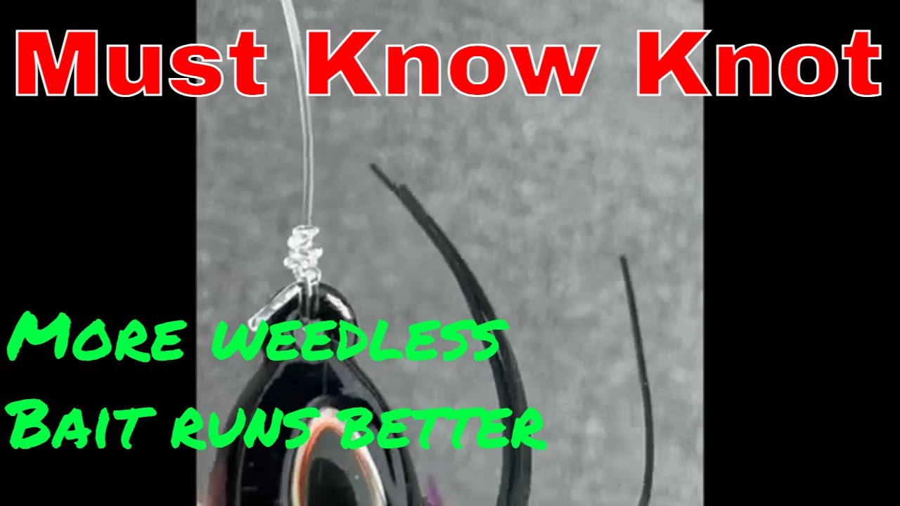Bass Fishing Tips & Techniques (Advanced): this knot makes your bait more weedless