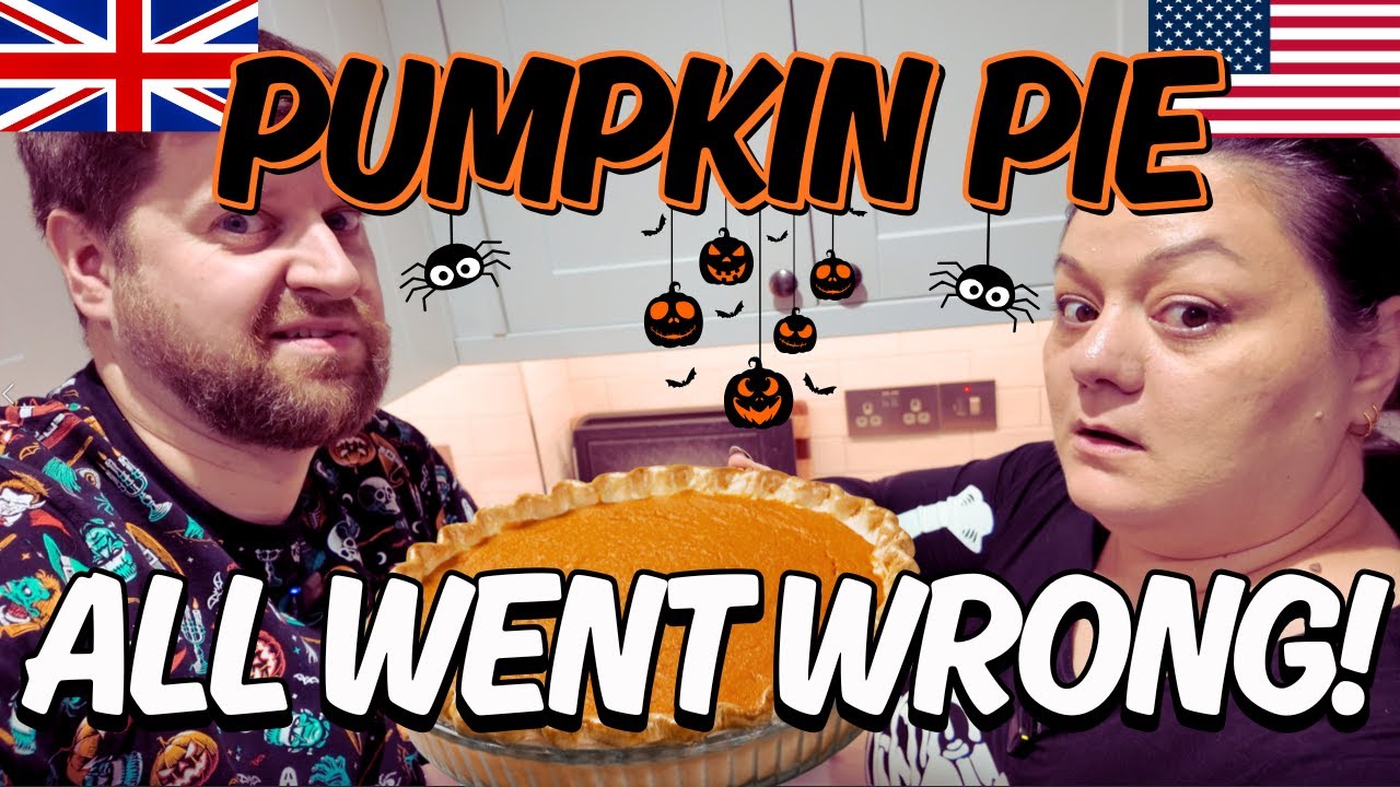 COOKING PUMPKIN PIE for the FIRST TIME! ...never AGAIN! 🇺🇸