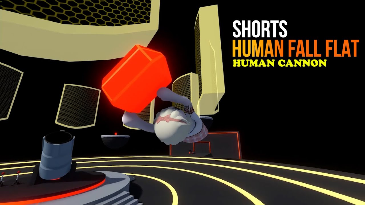 Human Fall Flat - Human Cannon Level Hints & Tips | Custom Map | Steam Workshop #shorts