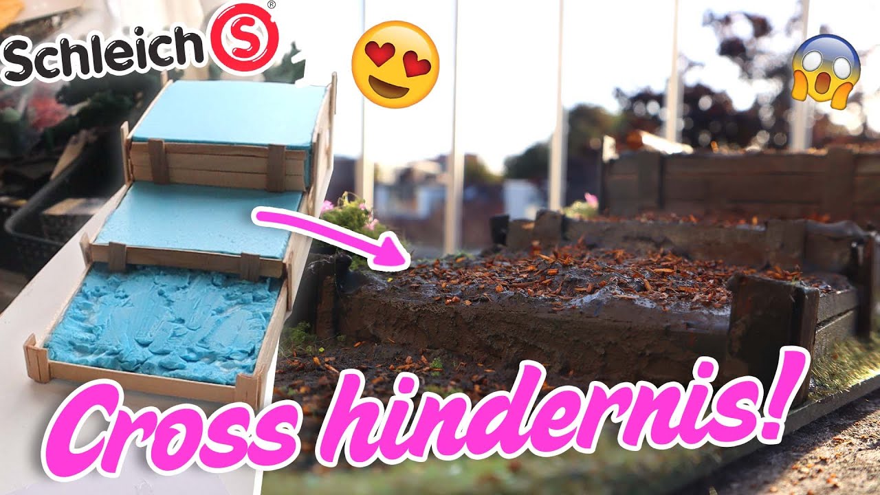 MAKEN VAN SCHLEICH CROSSHINDERNIS GAAT HELEMAAL FOUT | wolfxjessy