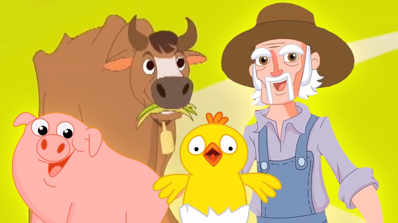 Old Macdonald Had A Farm, Animal Sounds and Rhymes for Children