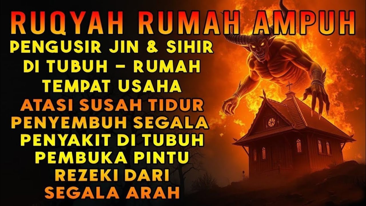 RUQIYAH RUMAH PENGUSIR JIN, SETAN & SIHIR & TUBUH, PENENANG HATI & FIKIRAN l BY ALA AQEL