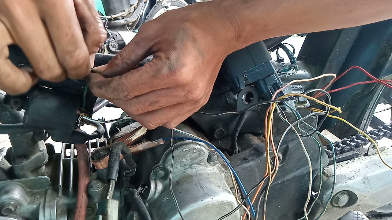 CARA MEMBUAT JALUR PENGAPIAN. KUNCI KONTAK. LAMPU DEPAN & PENGISIAN AKI ‼️ SUZUKI SMAS