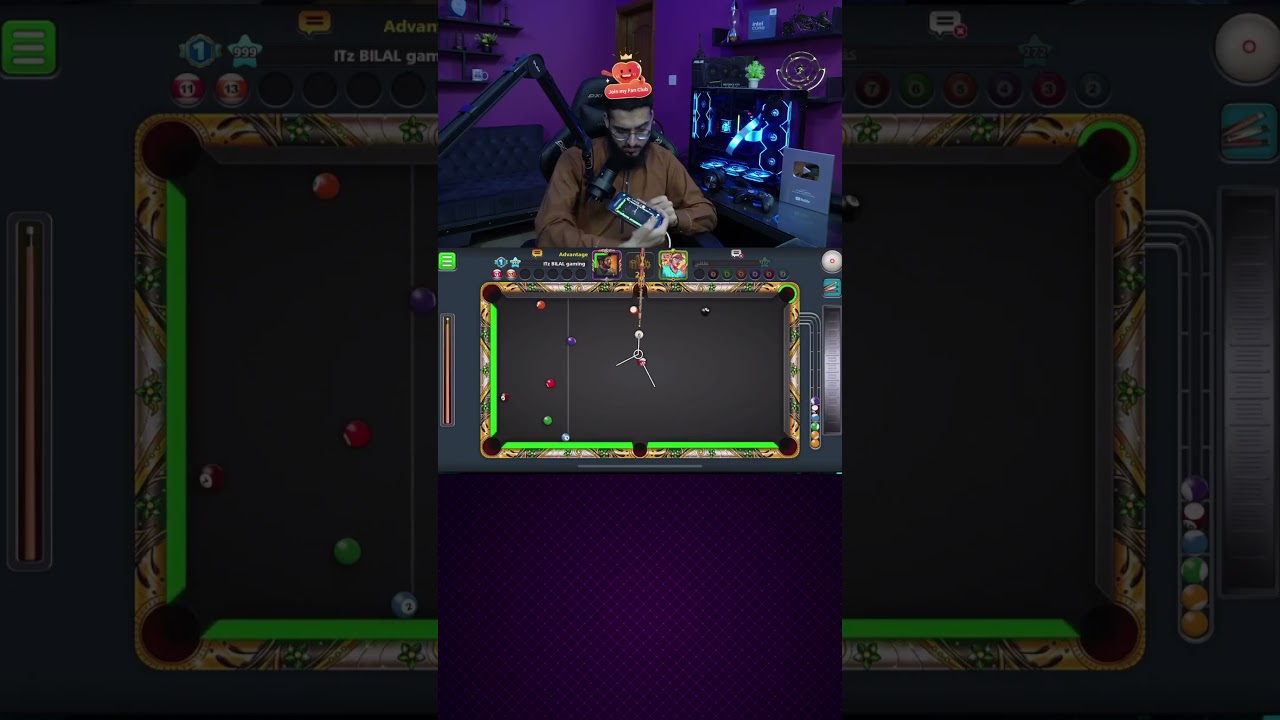 Perfect Ball Placement On 2B Table #8ballpool #shorts #snooker