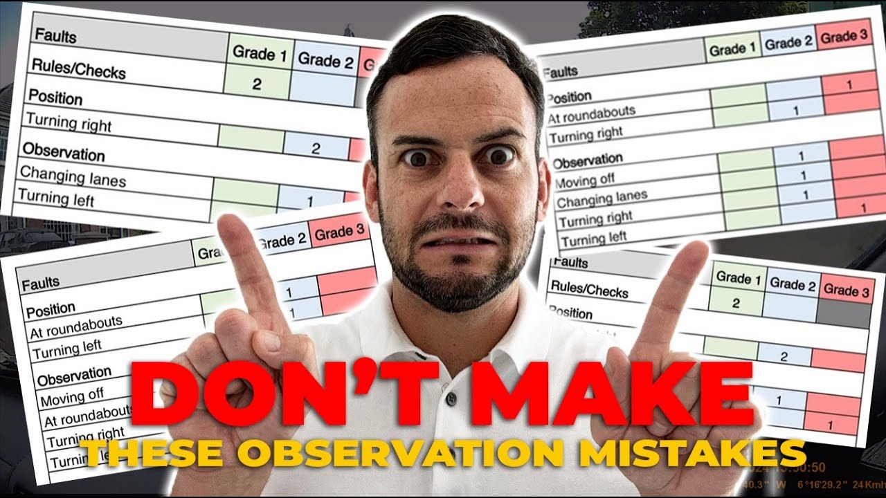 Observation For Your Driving Test-Part 1