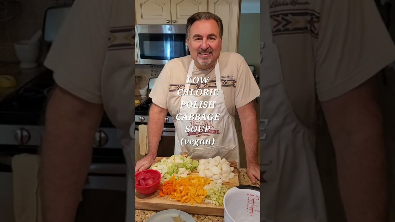 LOW CALORIE POLISH CABBAGE SOUP from Papa Bojo's KITCHEN: Episode 44