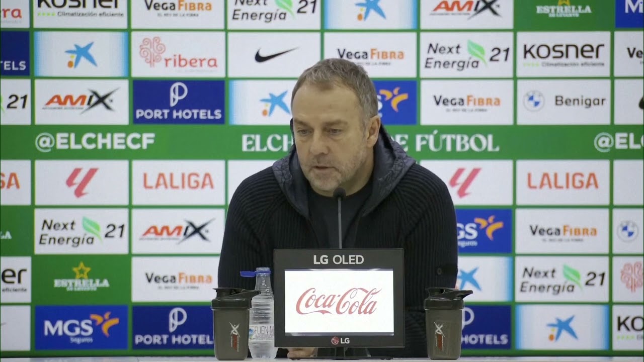 Barca coach Flick happy with their 3-1 win over Elche despite struggling process to take it