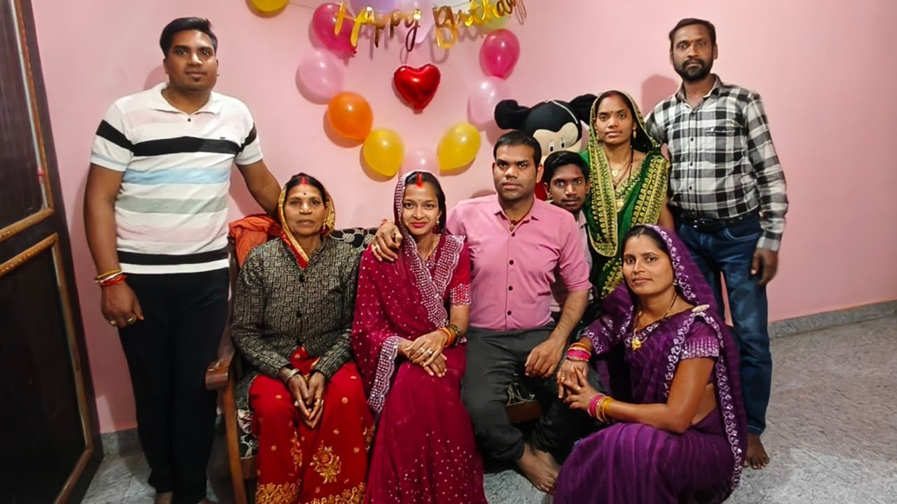  पतिदेव जी के बर्थडे में रात 12 बजे उन्हें दिया सरप्राइज़ ❤️🎂