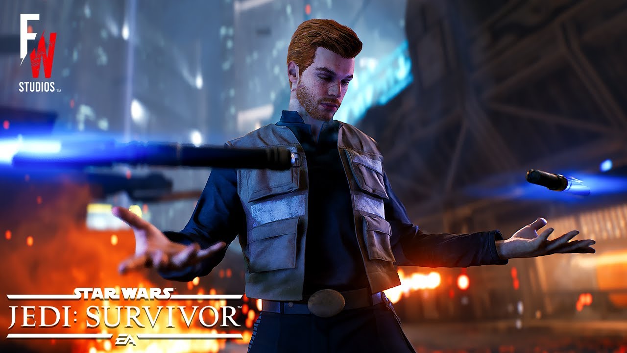 Star Wars: Jedi Survivor - Jedi Grand Master Combat & Combos | The Last Jedi (4K Cinematic Style)