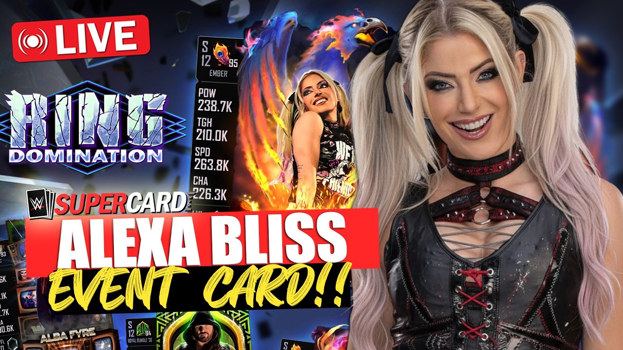 🎮ALEXA BLISS RING DOM!!🔥 RAZOR RAMON BATTLE PASS 👀 WWE SUPERCARD  🎮