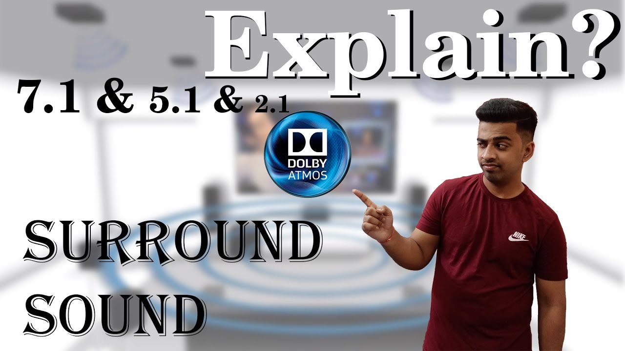 Explain 7.1, 5.1, 2.1 Channel Audio [Dolby Atmos] | Channel Kya Hota Hai? |  Explain Surround Sound