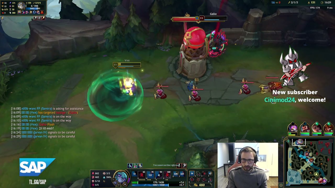 Bjergsen FAILS a Towerdive