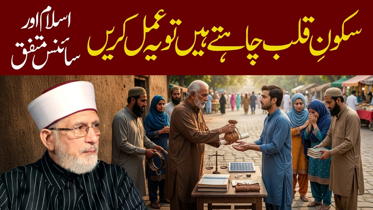 Sukoon e Qalb chahte hain to yeh amal karein | Islam aur Science muttafiq | Dr Tahir-ul-Qadri