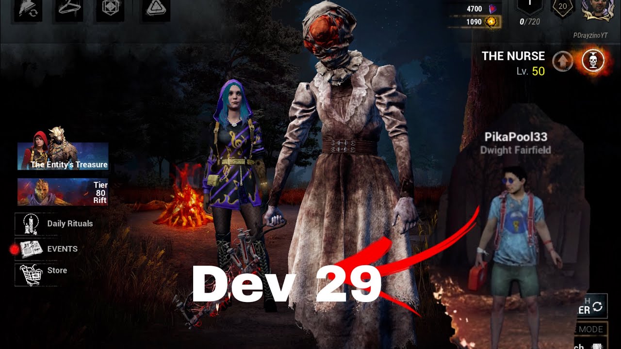 Pro Rank 1 Nurse Gameplay VS High Devs-Dead By Daylight Mobile Netease
