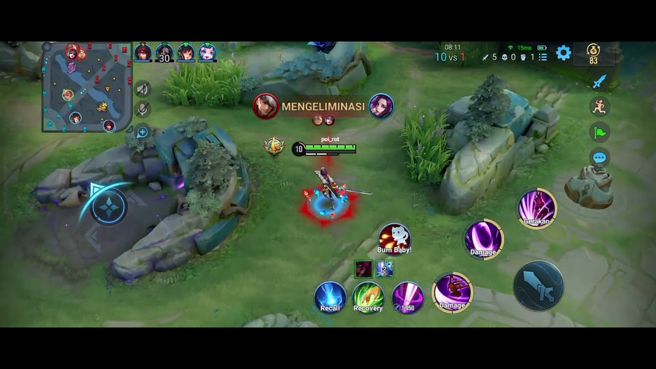 Bosen main game sebelah isinya darksystem #wonosobo #honorofkings #butterfly #jugling 