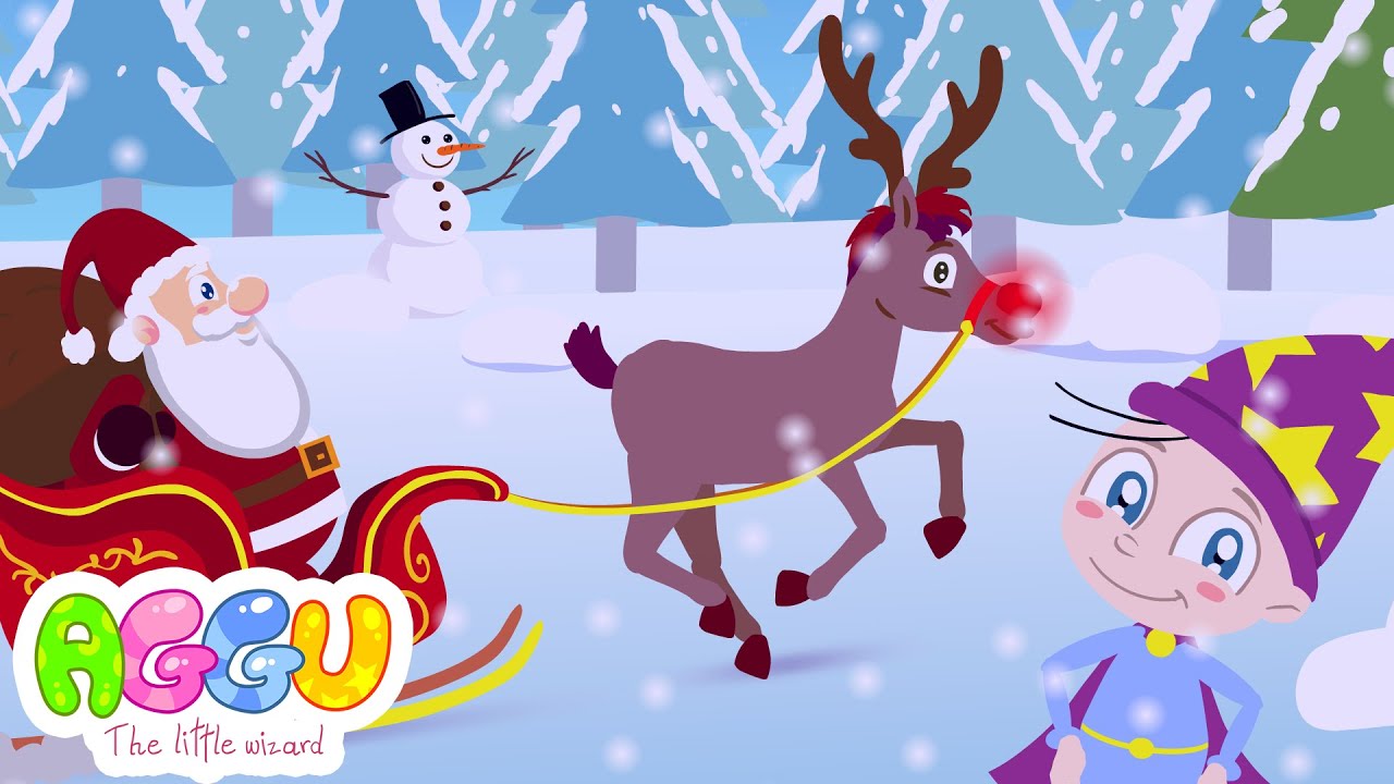 Rudolph The Red-Nosed Reindeer | Aggu - The Little Wizard
