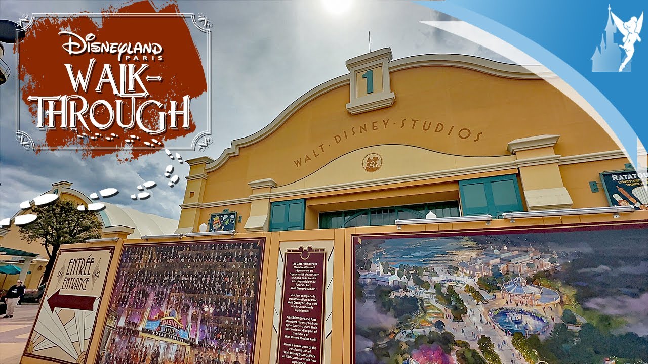 👣 Walk-Through | Walt Disney Studios during construction & transformation to Disney Adventure World
