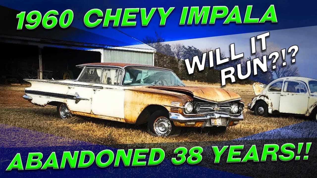 1960 Chevrolet Impala 4 Door Hardtop! Abandoned for 38 Years! Will It Run?!?