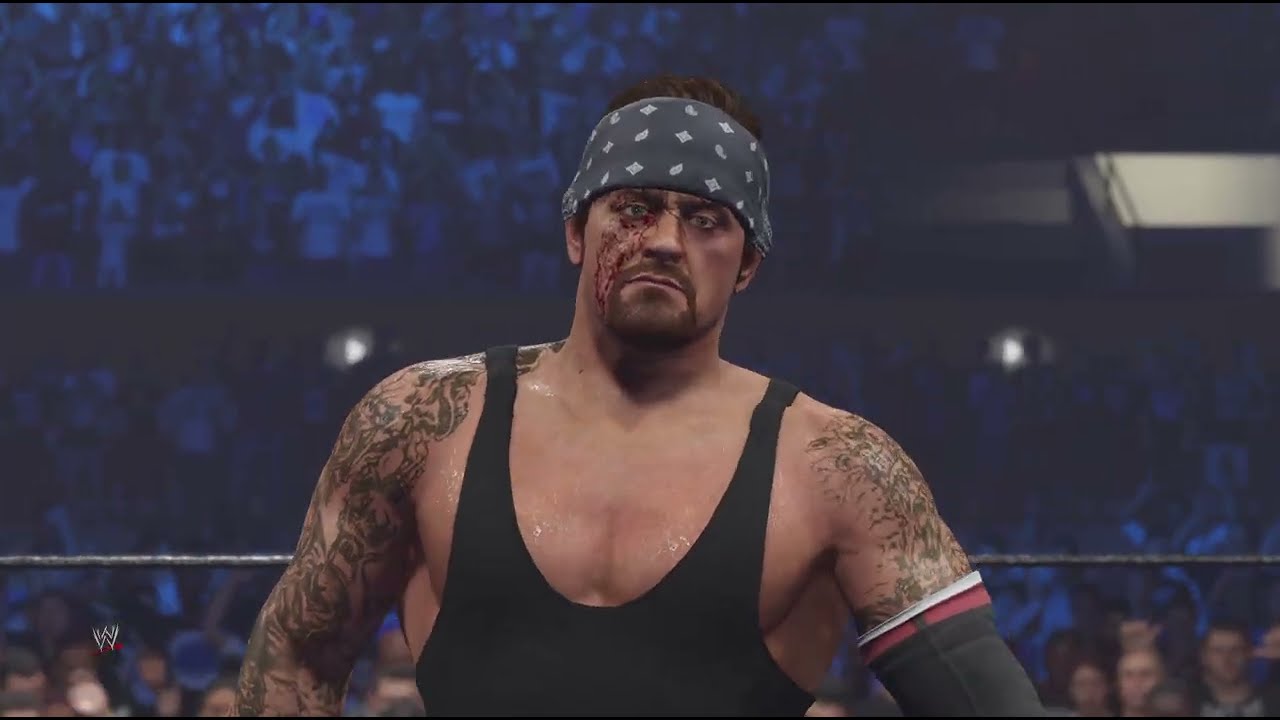WWE RICOSTRUZIONE WRESTLEMANIA 19 UNDERTAKER VS BIG SHOW E A-TRAIN HANDICAP MATCH