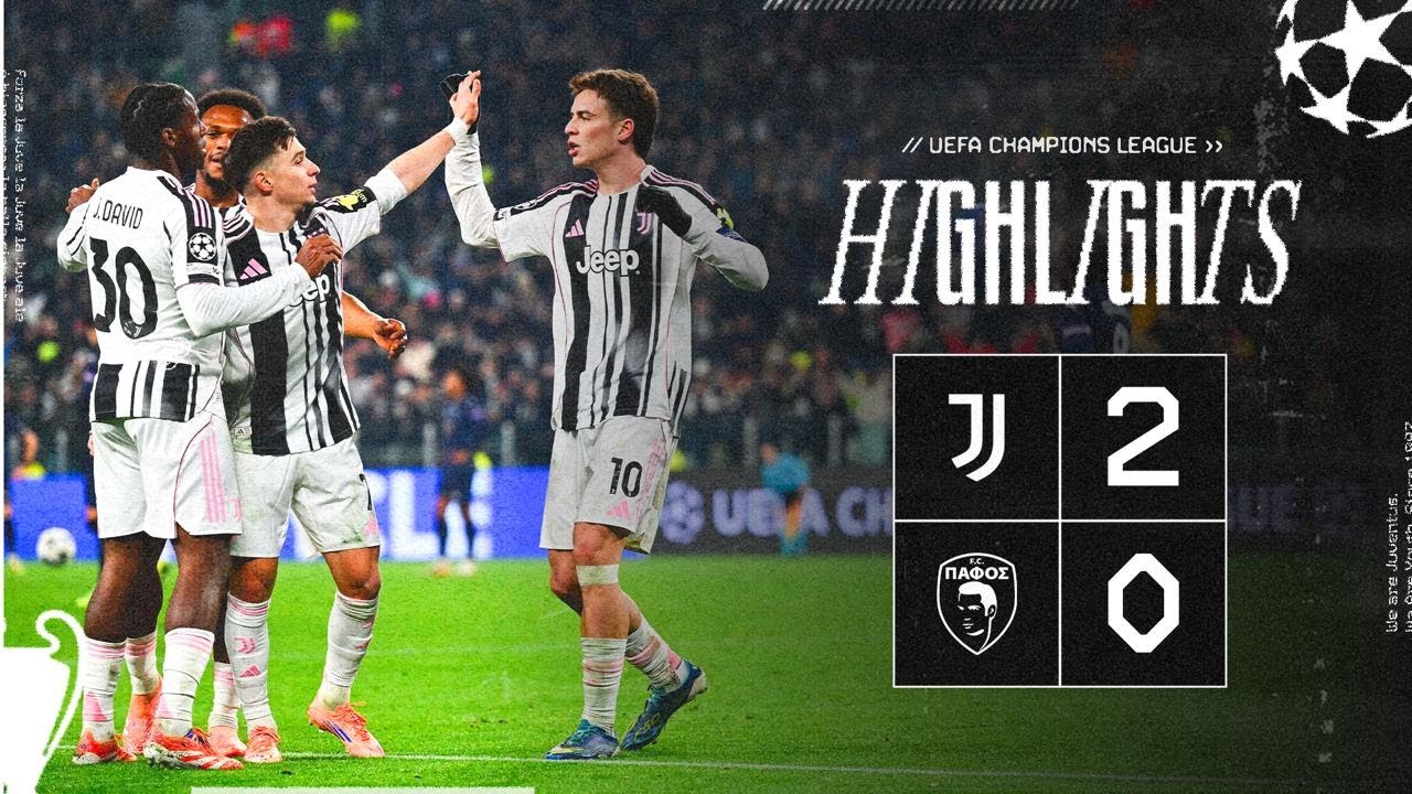 MCKENNIE & DAVID FOR THE WIN! | Juventus 2-0 Pafos | HIGHLIGHTS UEFA Champions League