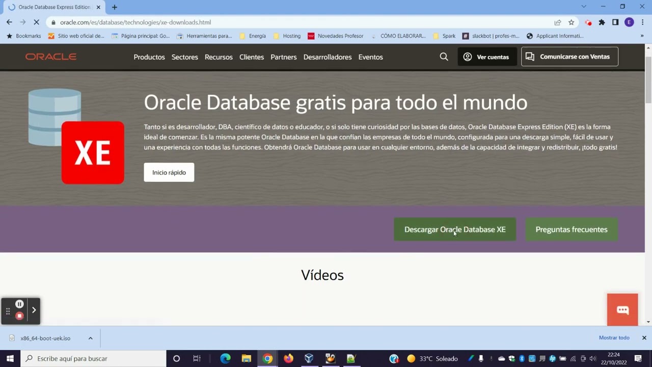 Instalación Oracle Database 21c sobre Oracle Linux