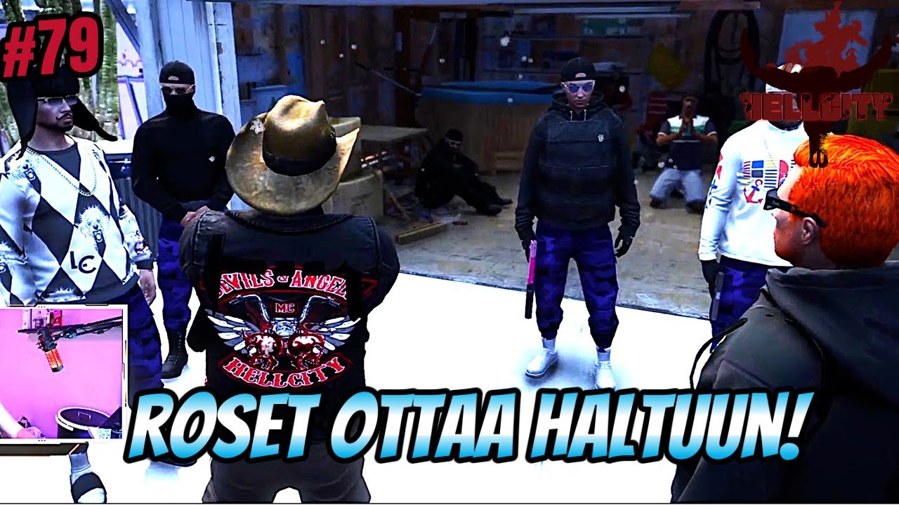 #79 Roset ottaa haltuun! |  #HellCityrp #suomirp #gtarp