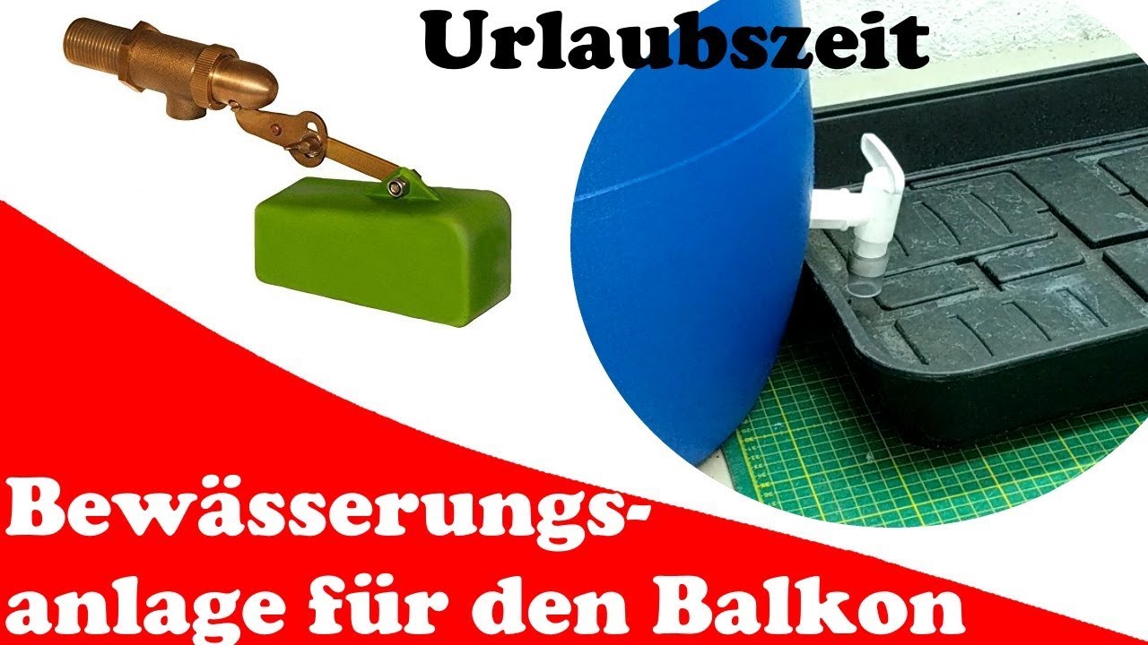 Urlaubsbewässerung für den Balkon selber bauen