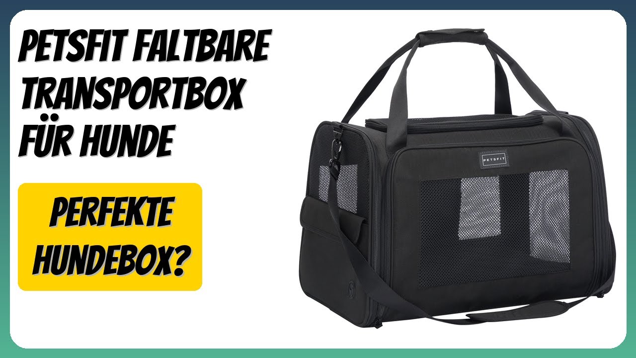 BEWERTUNG (2026): Petsfit Faltbare Transportbox für Hunde. Infos